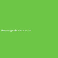 Hervorragende Marmor-Uhr