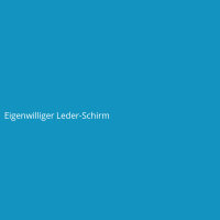 Eigenwilliger Leder-Schirm