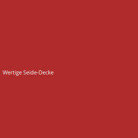 Wertige Seide-Decke