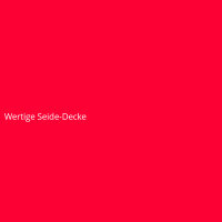 Wertige Seide-Decke