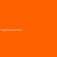 Elegantes Glas-Brett