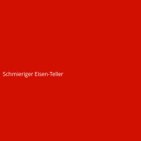 Schmieriger Eisen-Teller