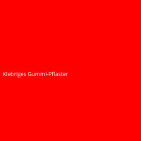 Klebriges Gummi-Pflaster