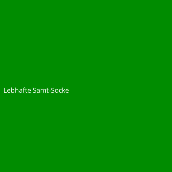 Lebhafte Samt-Socke