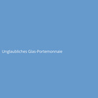 Unglaubliches Glas-Portemonnaie