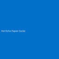 Herrliche Papier-Socke