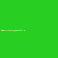 Herrliche Papier-Socke