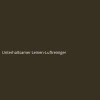Unterhaltsamer Leinen-Luftreiniger