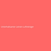 Unterhaltsamer Leinen-Luftreiniger
