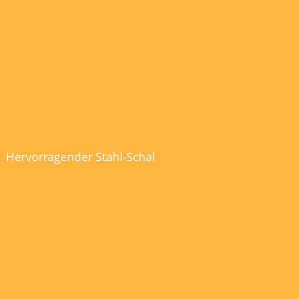 Hervorragender Stahl-Schal