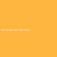 Hervorragender Stahl-Schal
