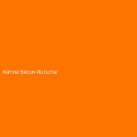 Kühne Beton-Rutsche