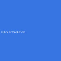 Kühne Beton-Rutsche