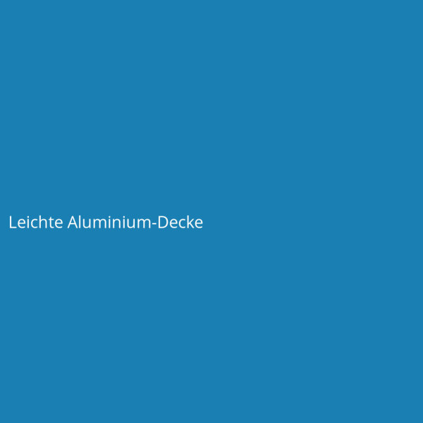 Leichte Aluminium-Decke