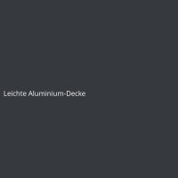Leichte Aluminium-Decke