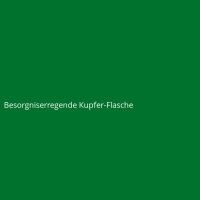 Besorgniserregende Kupfer-Flasche